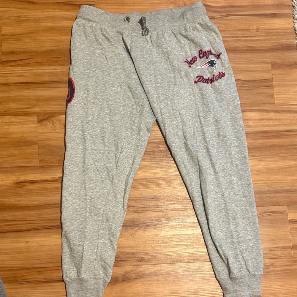 New England Patriots JUNIORS Gray Sweatpants